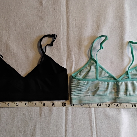 Everyday Wireless Bralette Duo — Black & Mint - Picture 3 of 6